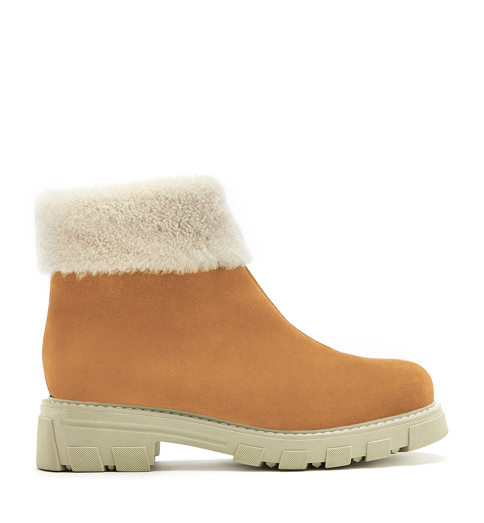 La Canadienne Abba X You Shearling Lined Bootie In Honey