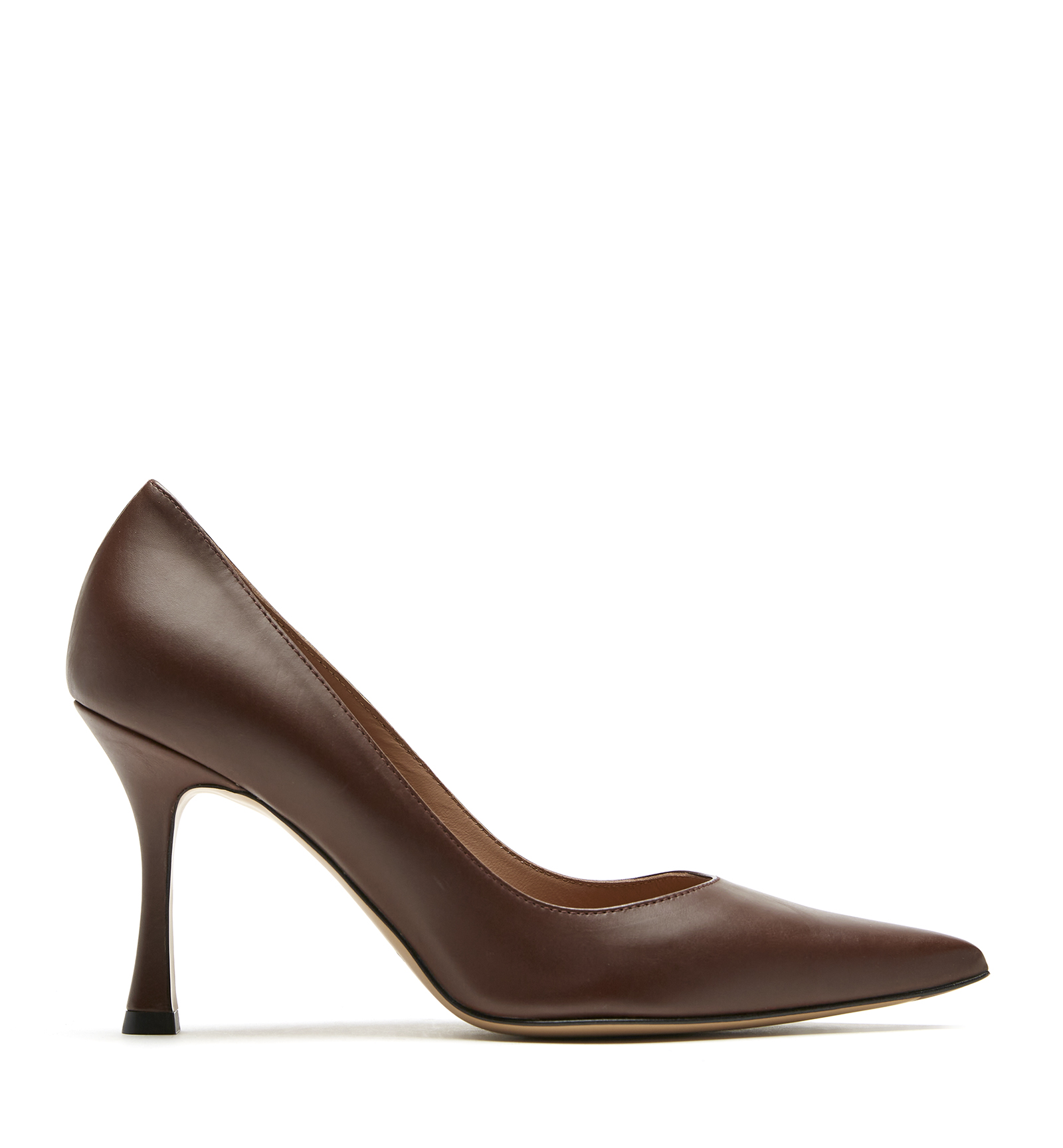 La Canadienne Alaric Leather Pump In Brown