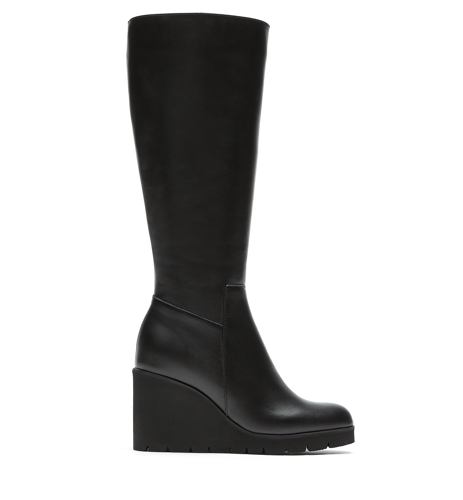 La Canadienne Goup Leather Boot In Black