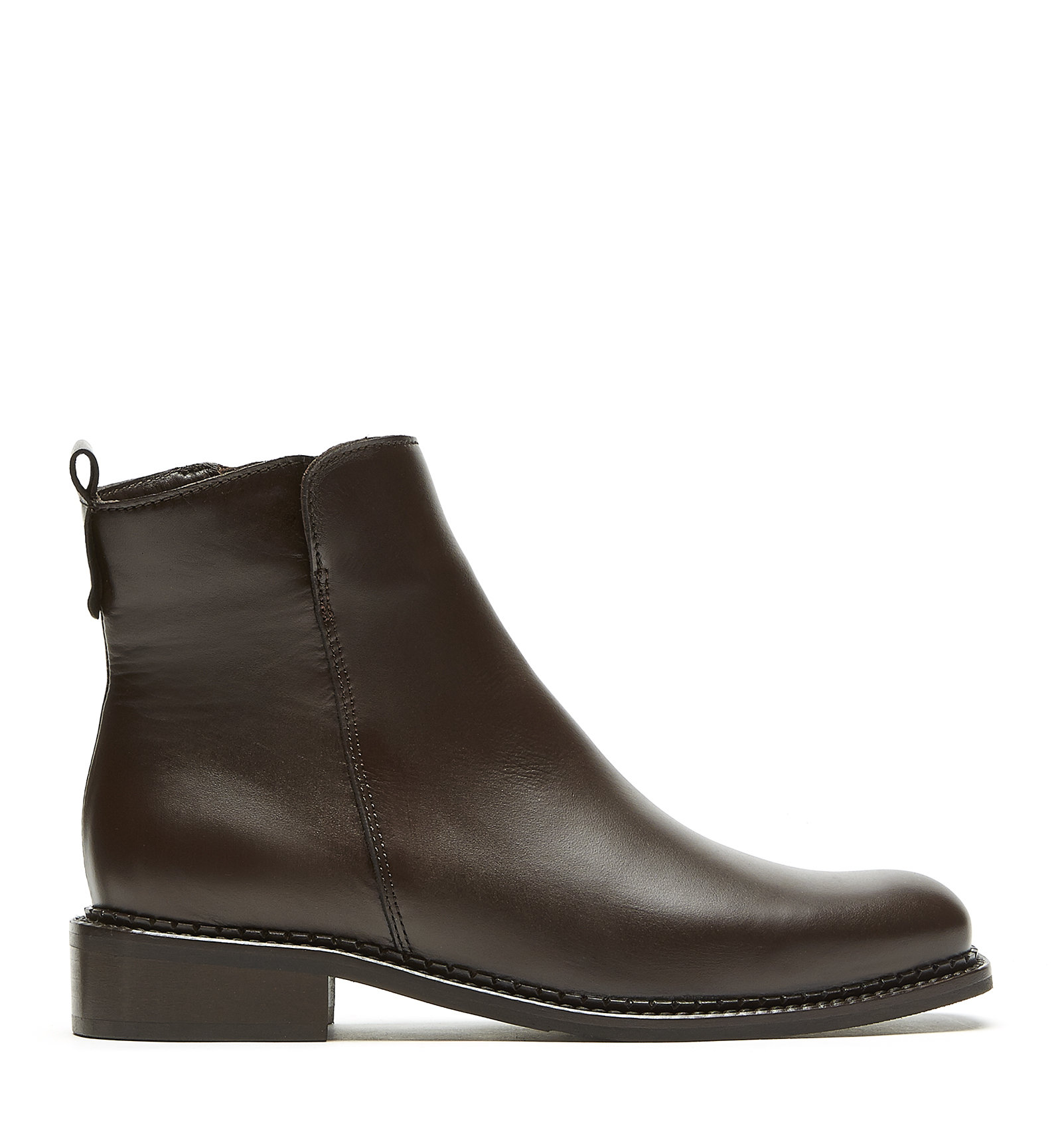 La Canadienne Sawyer Leather Bootie In Brown