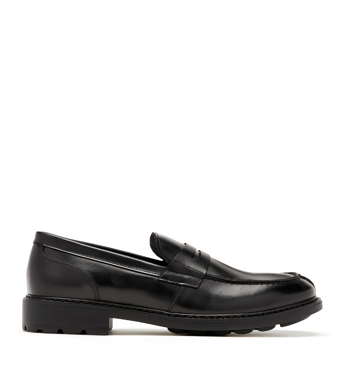 La Canadienne Alberto Mens Leather Loafer In Black